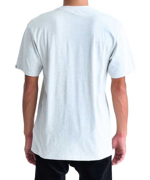 【OUTLET】QUIKSILVER メンズ GRIFF QUIK TEE GFN 半袖コットンTシャツ レギュラーフィット ロゴT