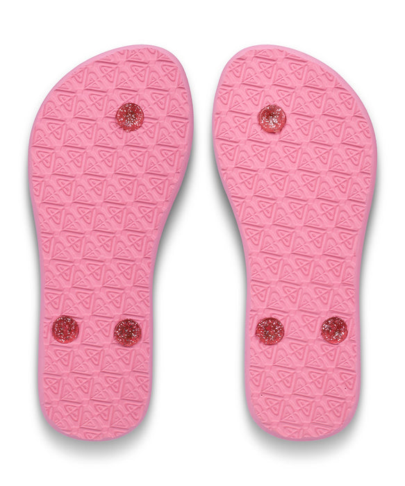 ROXY キッズ RG VIVA SPARKLE ビーチサンダル 【2026年春夏モデル】 PLA / 22CM