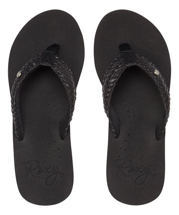 ROXY ウィメンズ MELLIE III ビーチサンダル 【2026年春夏モデル】 BLK / 25CM