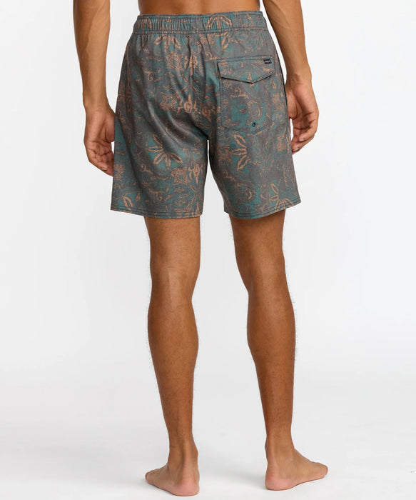 RVCA メンズ BARNES ELASTIC SHORT 17 ボードショーツ 【2026年春夏モデル】