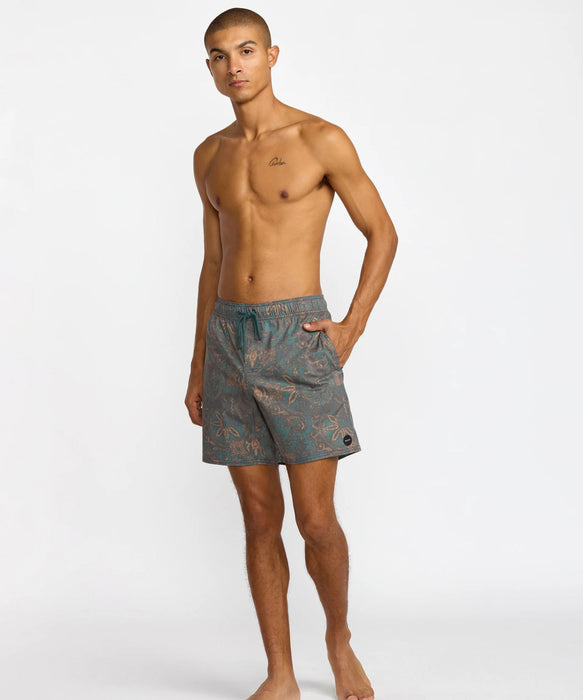 RVCA メンズ BARNES ELASTIC SHORT 17 ボードショーツ 【2026年春夏モデル】