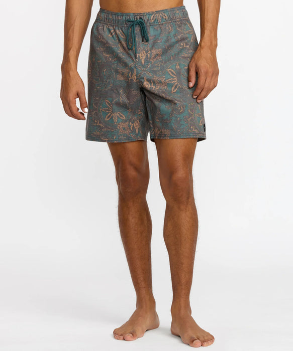 RVCA メンズ BARNES ELASTIC SHORT 17 ボードショーツ 【2026年春夏モデル】