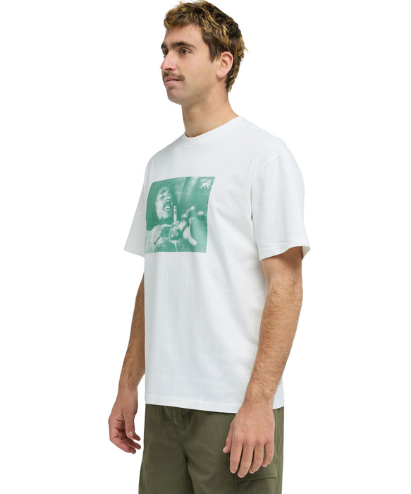 QUIKSILVER X BOB MARLEY REDEMPTION SS Tシャツ 【2026年秋冬モデル】