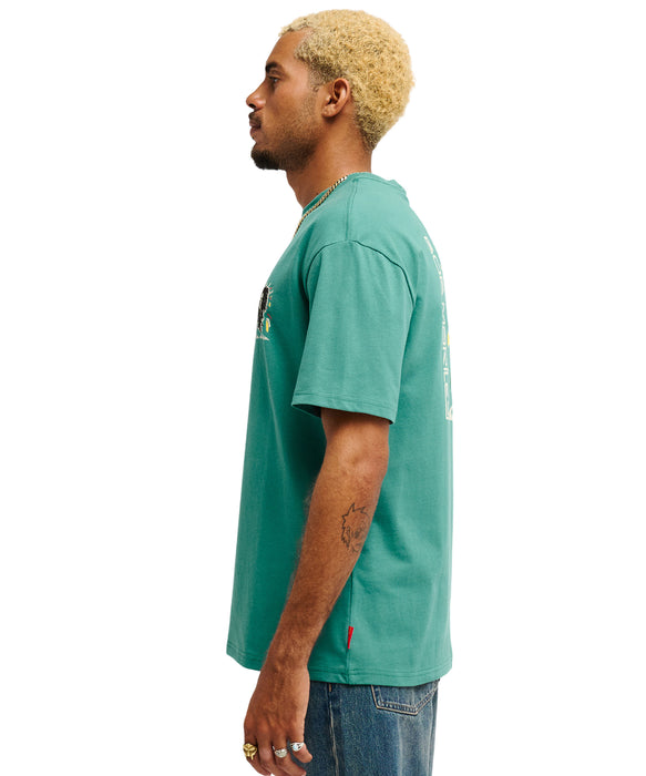 QUIKSILVER メンズ　QUIKSILVER X BOB MARLEY　 WARHEAD SS Tシャツ 【2026年秋冬モデル】