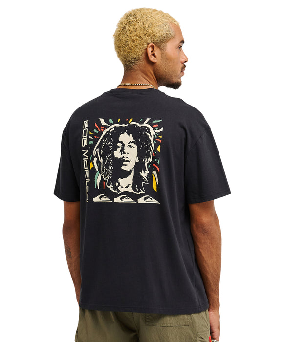 QUIKSILVER メンズ　QUIKSILVER X BOB MARLEY　 WARHEAD SS Tシャツ 【2026年秋冬モデル】