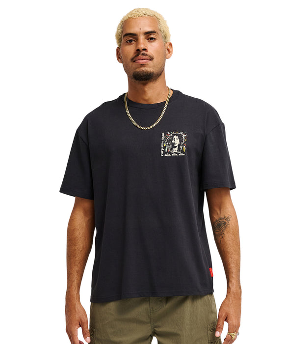 QUIKSILVER メンズ　QUIKSILVER X BOB MARLEY　 WARHEAD SS Tシャツ 【2026年秋冬モデル】