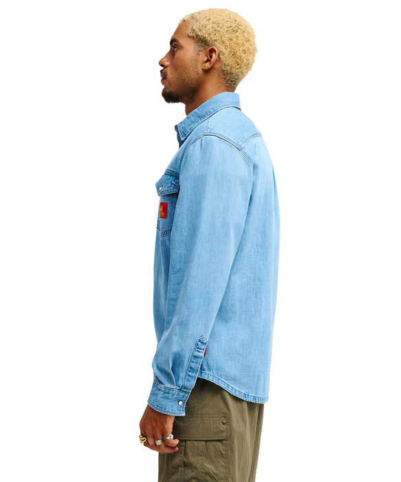 QUIKSILVER メンズ　QUIKSILVER X BOB MARLEY　 UPRISING SHIRT 長袖シャツ 【2026年秋冬モデル】