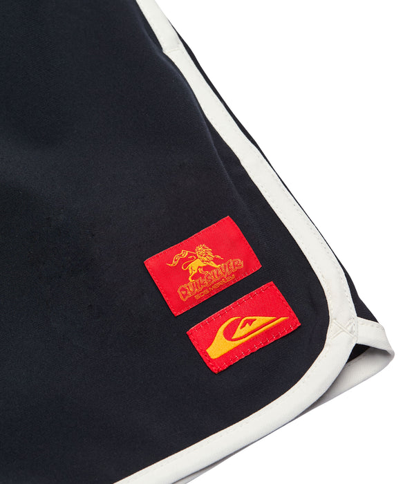 QUIKSILVER メンズ　QUIKSILVER X BOB MARLEY SCALLOP VOLLEY 16 ボードショーツ 【2026年秋冬モデル】