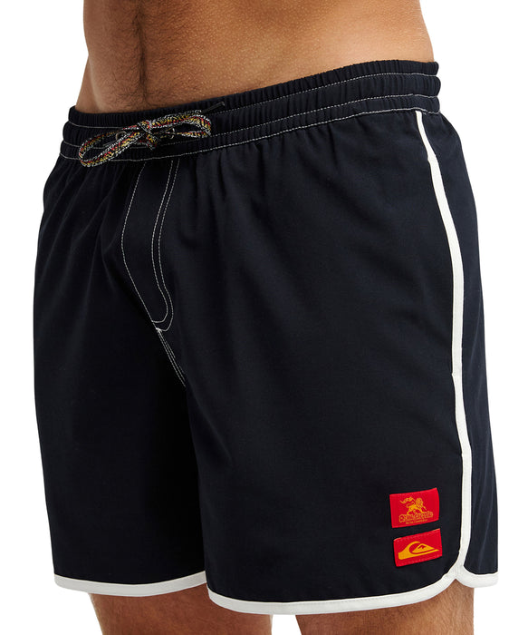 QUIKSILVER メンズ　QUIKSILVER X BOB MARLEY SCALLOP VOLLEY 16 ボードショーツ 【2026年秋冬モデル】