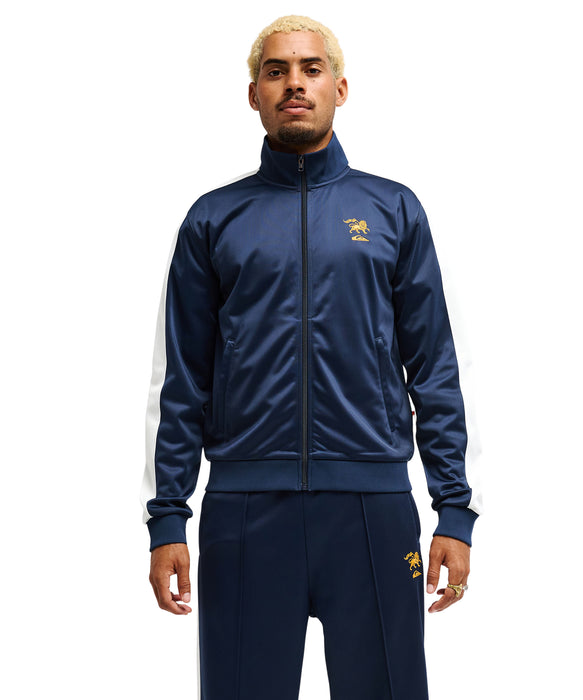 QUIKSILVER メンズ　QUIKSILVER X BOB MARLEY　  ZION FZ FLEECE スウェットトラックジャケット 【2026年秋冬モデル】