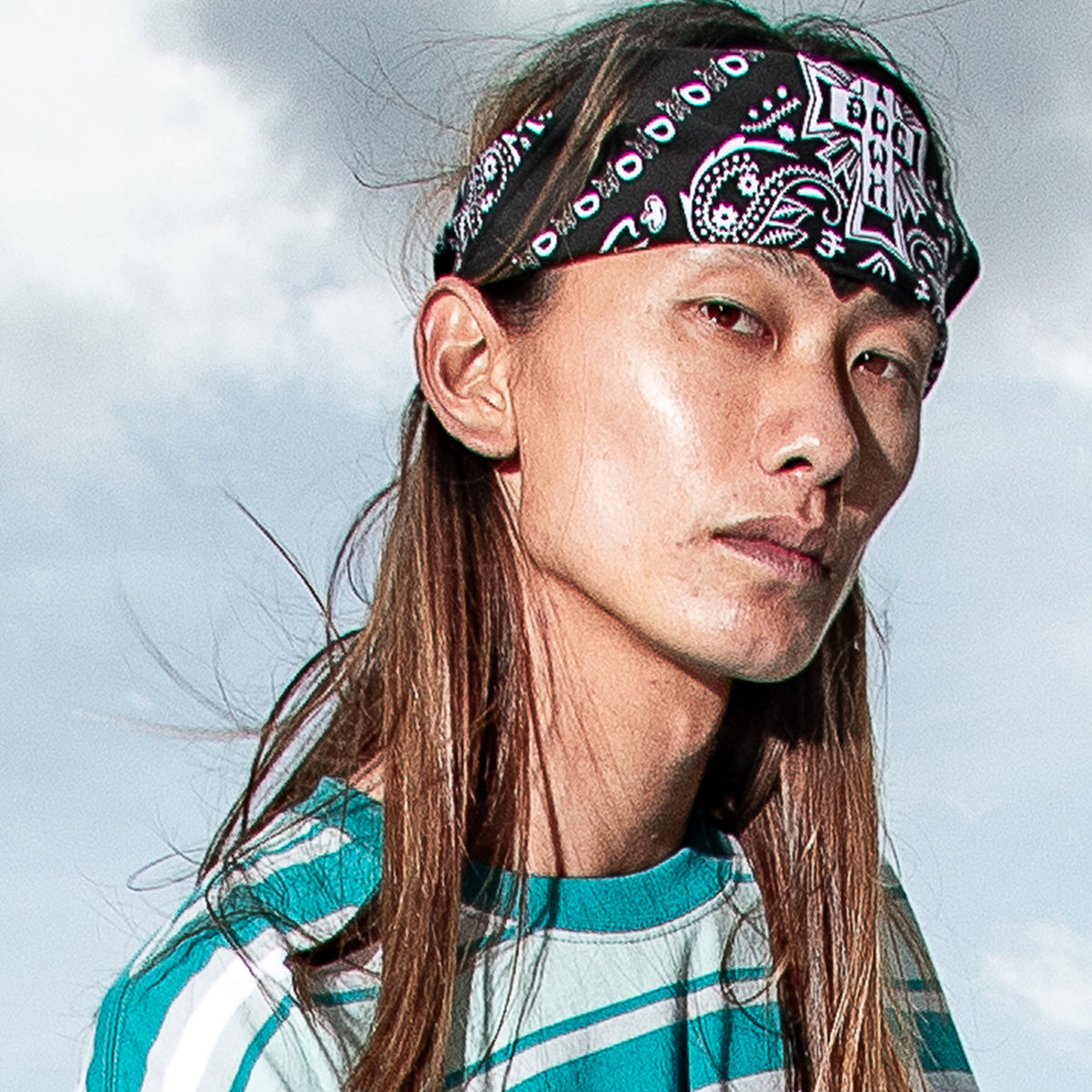 メンズ DTQS PAISLEY BANDANA バンダナ【2026年夏モデル】