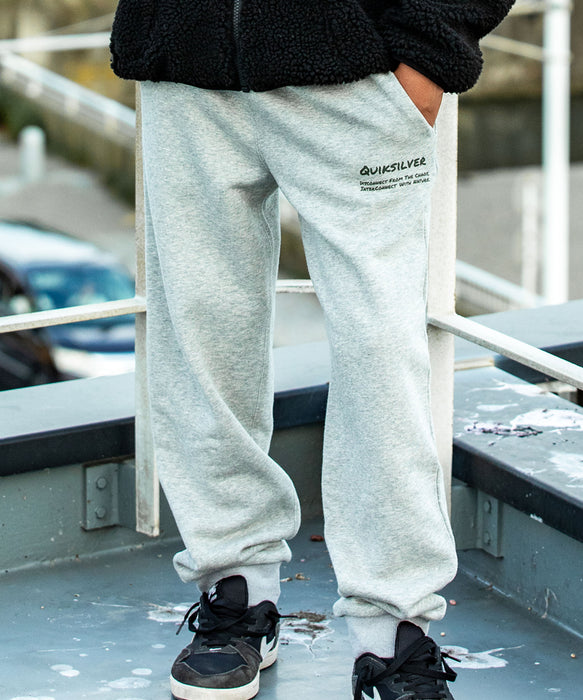 【OUTLET】Quiksilver ユース HAND DRAWN SWEAT PT YOUTH スウェットパンツ 特殊裏起毛  軽量速乾フリース(130-160CM)
