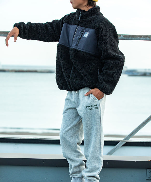 【OUTLET】Quiksilver ユース HAND DRAWN SWEAT PT YOUTH スウェットパンツ 特殊裏起毛  軽量速乾フリース(130-160CM)