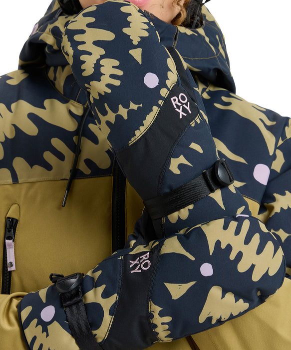 ROXY ウィメンズ ROXY JETTY MITT スノーグローブ 手袋 10000mm撥水・防水 【25-26SNOWモデル】