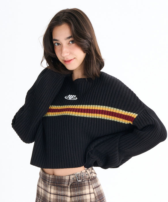 Roxy HORIZON SWEATER ウィメンズ ドロップショルダーセーター ワイドシルエット <2025FW HEART WAVE>