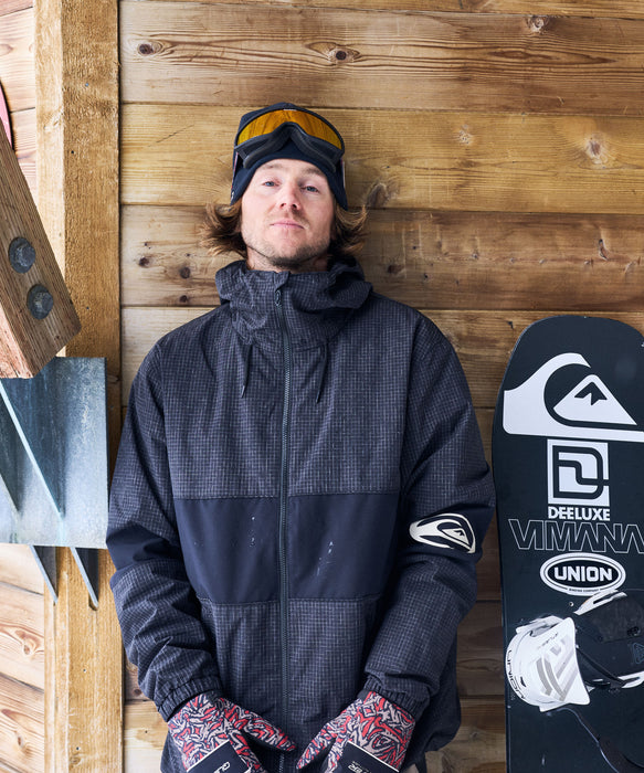 【OUTLET】QUIKSILVER メンズ HIGH IN THE HOOD JK スノージャケット 10,000mm/5,000g 10K <SURF THE MOUNTAIN>【25-26SNOWモデル】