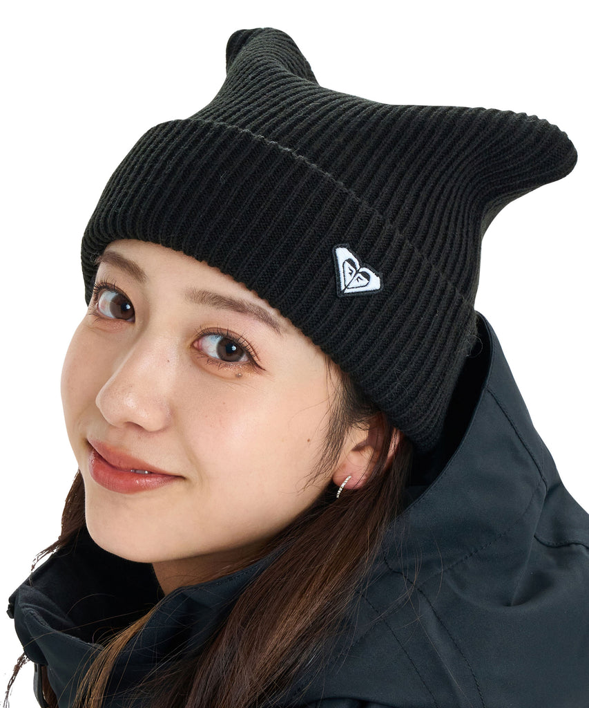 ROXY ウィメンズ ROXY SQUARE BEANIE 猫耳ビーニー 撥水加工 【25
