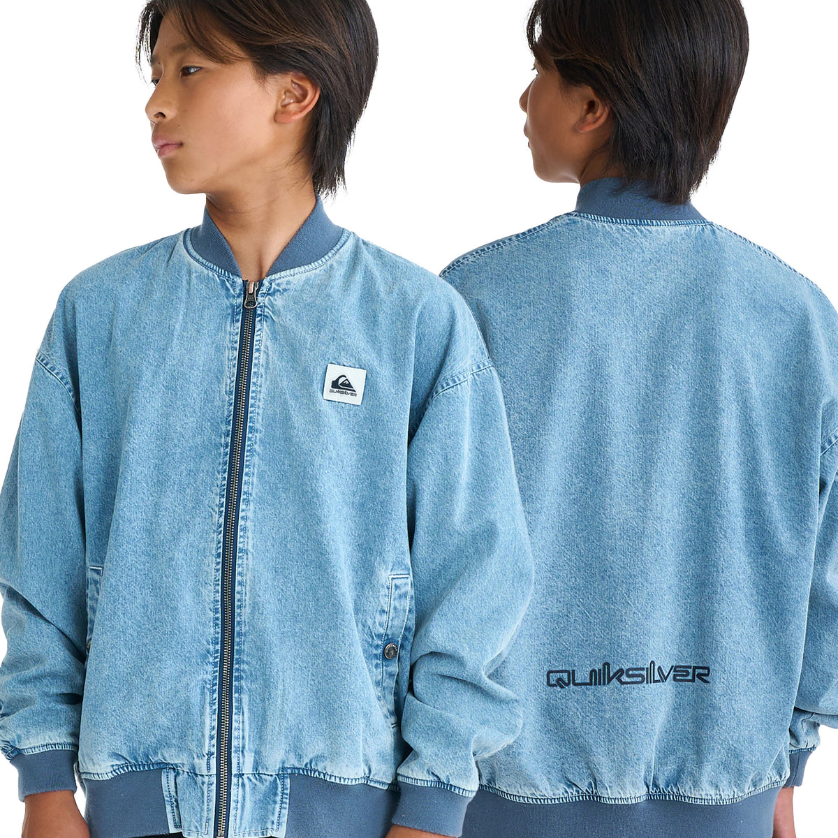 QUIKSILVER ユース DENIM WASH MA JACKET YOUTH ジャケット ルーズ