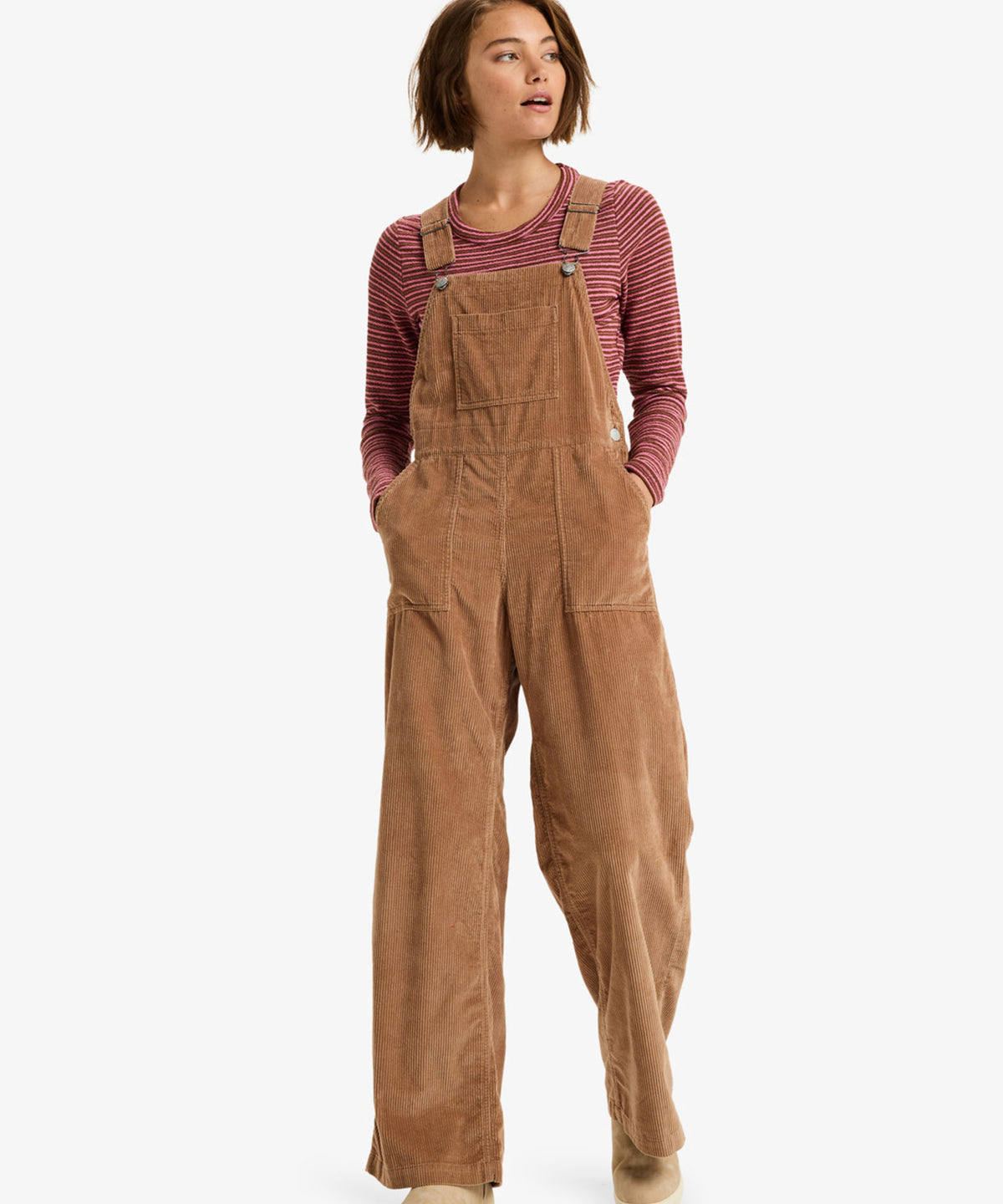 OUTLET】Roxy TRAILBLAZER OVERALL ウィメンズ コーデュロイサロペット