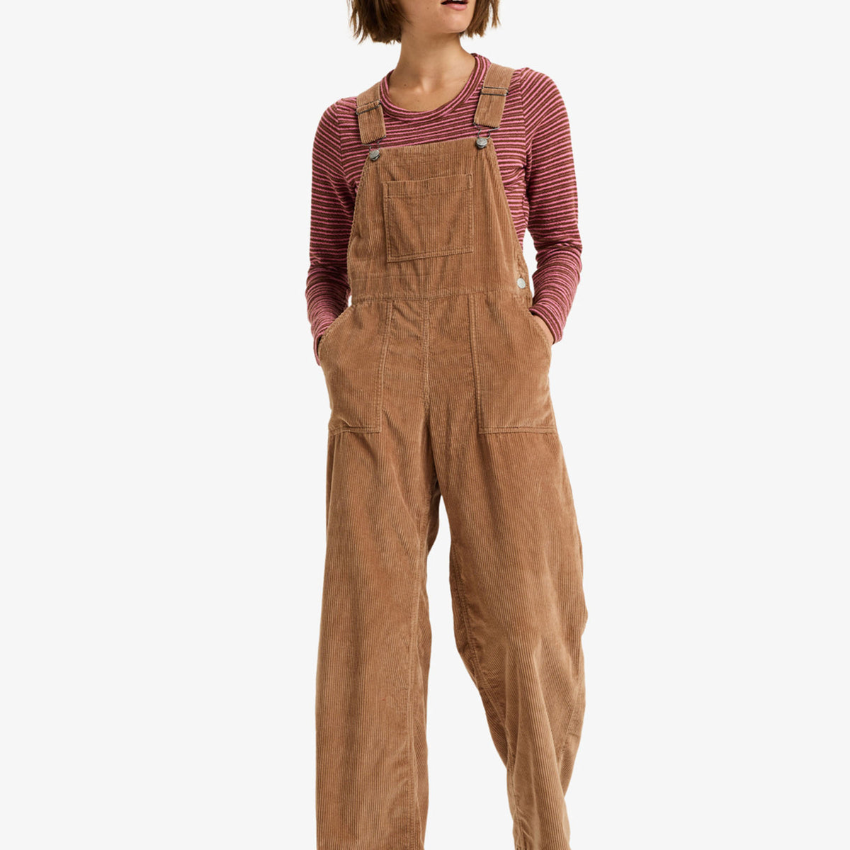 Roxy TRAILBLAZER OVERALL ウィメンズ コーデュロイサロペット