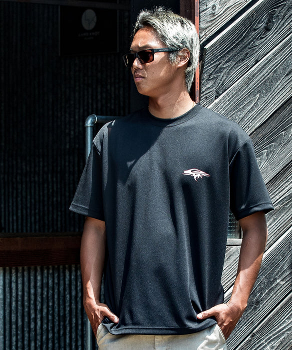 【OUTLET】QUIKSILVER メンズ OLD ENGLISH ST 半袖Tシャツ ルーズフィット ポリエステル ドライタッチ <MERCURY COLLECTION>