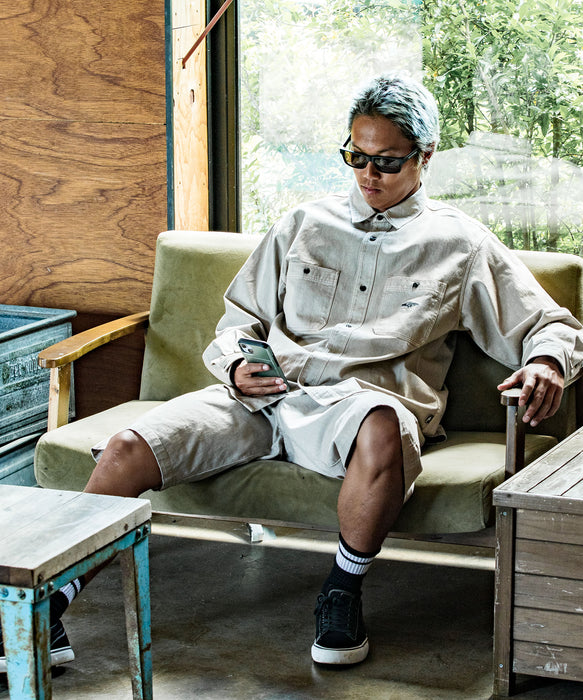 【OUTLET FAMILY SALE】Quiksilver メンズ CHINO WASH SHORT チノパンツ セットアップ