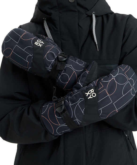 ROXY ウィメンズ ROXY JETTY MITT スノーグローブ 手袋 10000mm撥水・防水 【25-26SNOWモデル】