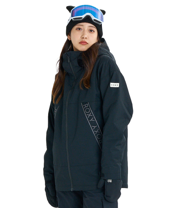 ROXY ウィメンズ ROXY SLOPE JK スノージャケット リラックスフィット ドロップショルダー【25-26SNOWモデル】
