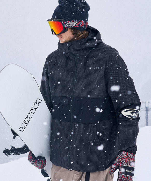 【OUTLET】QUIKSILVER メンズ HIGH IN THE HOOD JK スノージャケット 10,000mm/5,000g 10K <SURF THE MOUNTAIN>【25-26SNOWモデル】