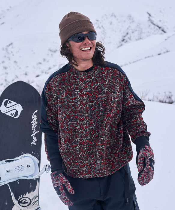 【OUTLET】QUIKSILVER メンズ HIGH ALTITUDE FLEECE スノーレイヤー インナーウェア 防水・透湿・軽量