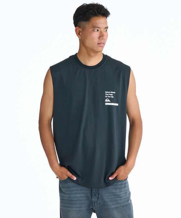 QUIKSILVER メンズ SD 1969 BOX SL タンクトップ  速乾 ルーズフィット【2026年春夏モデル】