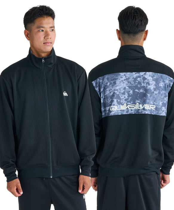 QUIKSILVER メンズ/ユニセックス QS WARM UP ZIP 26SP トラックジャケット ルーズフィット 【2026年春夏モデル】