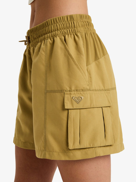 【OUTLET】Roxy Fitness BOUNDLESS SPIRIT SHORTS ウィメンズ フィットネス ショートパンツ クイックドライ <25FWグローバル展開アイテム>  <25FWグローバル展開アイテム>