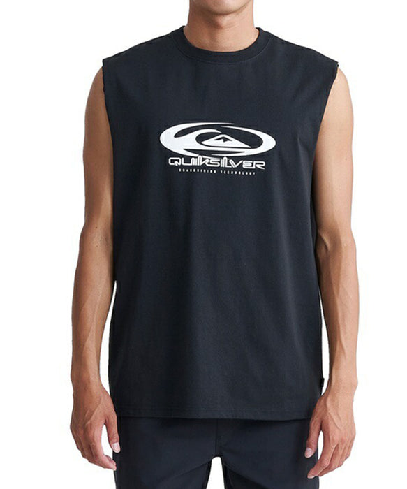 【OUTLET】QUIKSILVER メンズ ORBITAL SLT ノースリーブ タンクトップ ルーズフィット