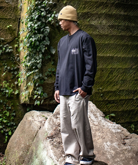 【OUTLET】Quiksilver メンズ TC DISTORTED BOX LT 長袖Tシャツ