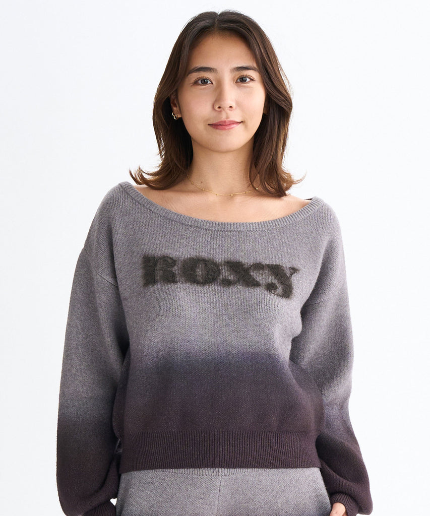 氷壁〈3枚組〉 Roxy MAGIC HOUR TOPS ウィメンズ ニットトップス グラデーション &lt