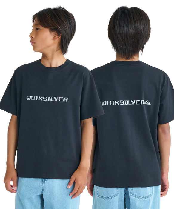 QUIKSILVER ユース DOUBLE SIDED QSMW ST YOUTH 半袖コットンTシャツ ルーズフィット【2026年春夏モデル】
