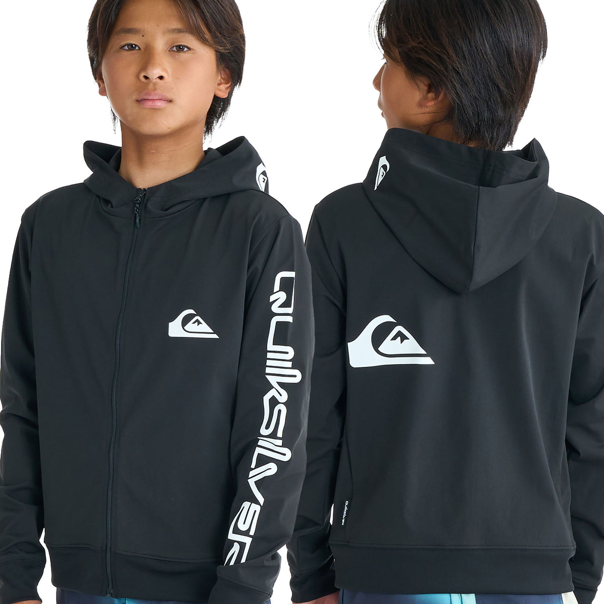 QUIKSILVER ユース OMNI MW ZIP HOODIE YOUTH ジップラッシュガード