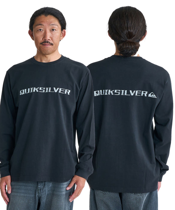 QUIKSILVER メンズ/ユニセックス BW DOUBLE SIDED QSMW LT 長袖Tシャツ ロンT レギュラーフィット【2026年春夏モデル】
