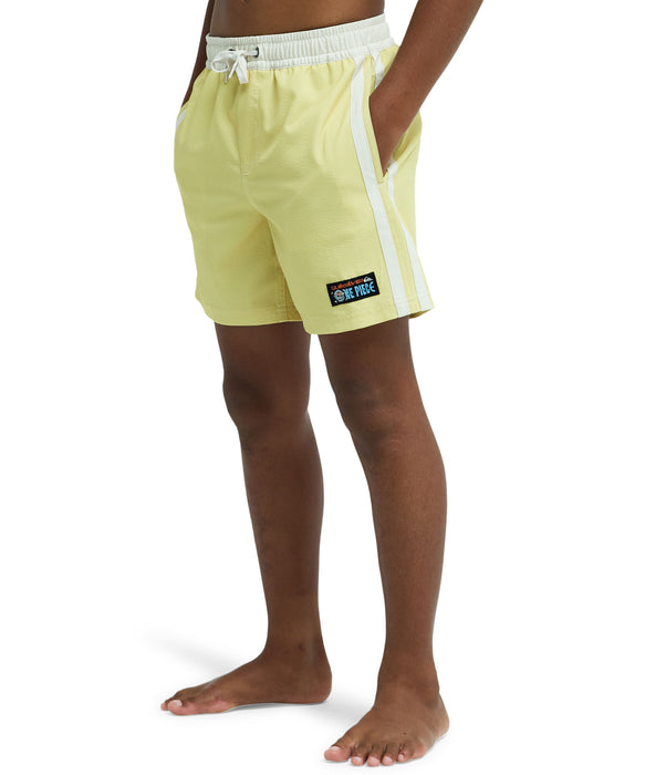 【ONE PIECE X QUIKSILVER】
OPQS SOLID VOLLEY YOUTH 14
キッズ・ユース ボレーショーツ