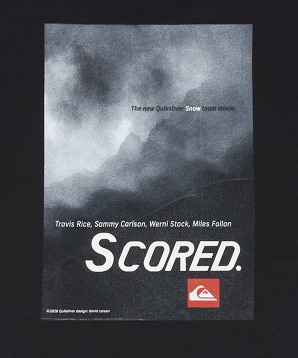 QUIKSILVER <イベント限定アイテム> メンズ/ユニセックス SCORED POSTER TEE SS 半袖Ｔシャツ【2025年定番モデル】