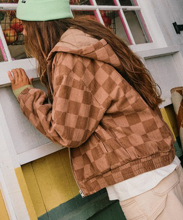 Roxy FEELS GOOD CORDUROY ウィメンズ コーデュロイ フーディジャケット <2025FW HEART WAVE>  <25FWグローバル展開アイテム>