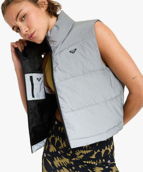 OUTLET】Roxy Fitness MOVE FREE PUFFY VEST ウィメンズ フィットネス