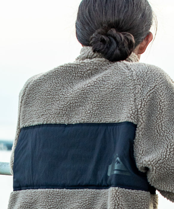 【OUTLET】Quiksilver メンズ BOA JACKET ボアジャケット アウター ルーズフィット 撥水