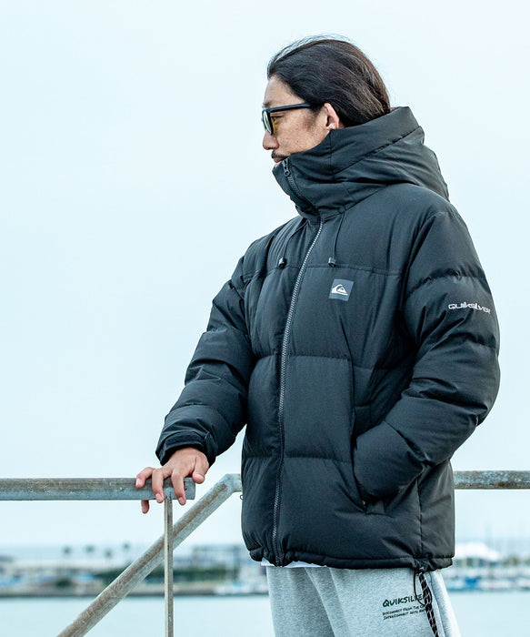 Quiksilver メンズ STRONG WIND DOWN JACKET ダウンジャケット ルーズフィット ダウン70%