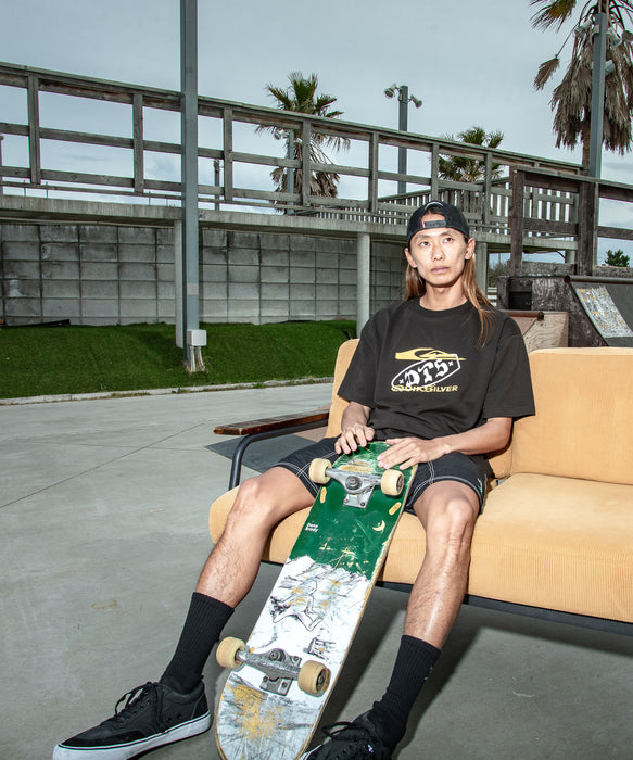 <QUIKSILVER X DOGTOWN>メンズ DTQS CROSS LOGO CAP ロゴキャップ【2026年夏モデル】