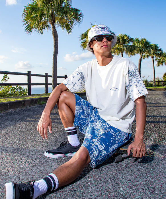 QUIKSILVER メンズ MERCURY PAISLEY REVERSIBLE HAT ハット ペイズリー