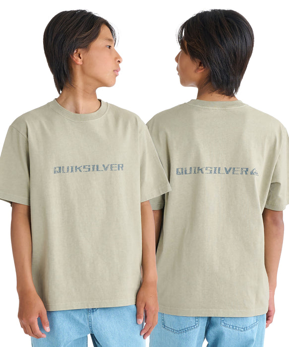 QUIKSILVER ユース DOUBLE SIDED QSMW ST YOUTH 半袖コットンTシャツ ルーズフィット【2026年春夏モデル】