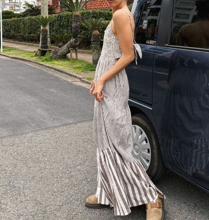 OUTLET】Roxy TROPICAL GLOW MAXI STRIPE ウィメンズ ロング OUTLET】Roxy TROPICAL GLOW MAXI STRIPE ウィメンズ ロング