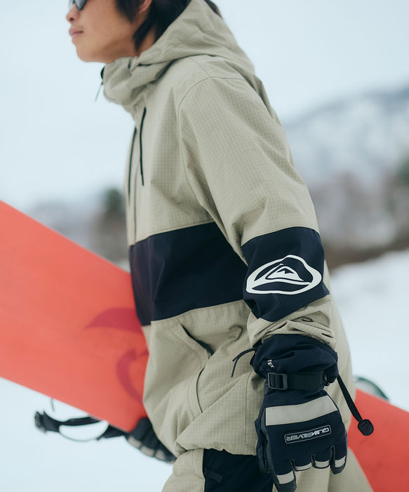 【OUTLET】QUIKSILVER メンズ HIGH IN THE HOOD JK スノージャケット 10,000mm/5,000g 10K <SURF THE MOUNTAIN>【25-26SNOWモデル】